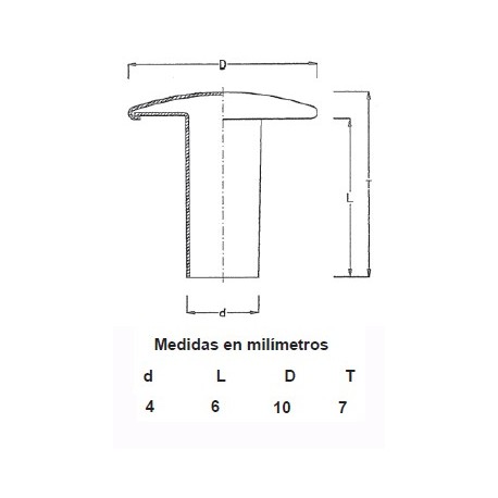 REMACHES RAPID DORADOS 4X6X10 (CAJAS 1000)