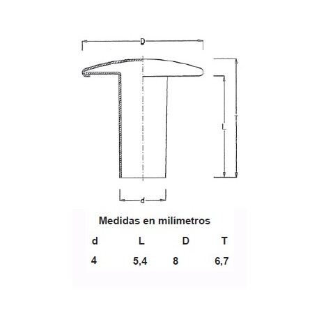 REMACHES RAPID DORADOS 4X6X8 (CAJAS 1000)