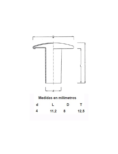 REMACHES RAPID NIQUEL 4X12X8 (1000)