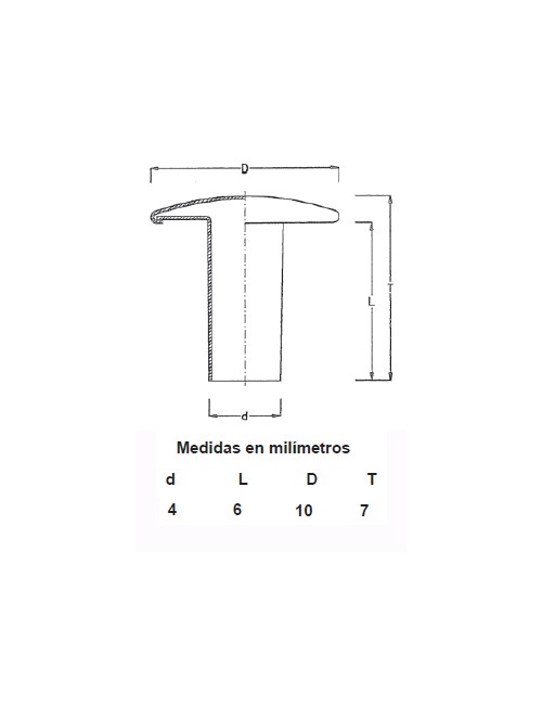 REMACHES RAPID NIQUEL 4X6X10 (CAJAS 1000)