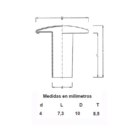 REMACHES RAPID NIQUEL 4X8X10 (1000)