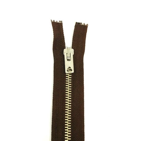 CREMALLERA METAL Nº5 C/SEP.80CM. (DIENTE NIQUEL)