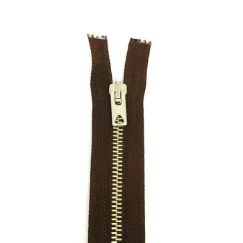 CREMALLERA METAL Nº5 C/SEP.80CM. (DIENTE NIQUEL)