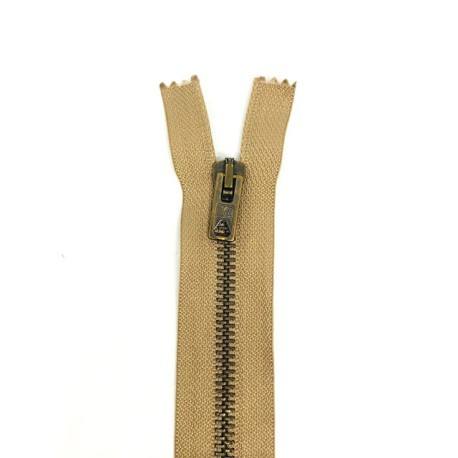 CREMALLERA METAL Nº5 C/SEP.80CM. (DIENTE ENVEJECIDO)