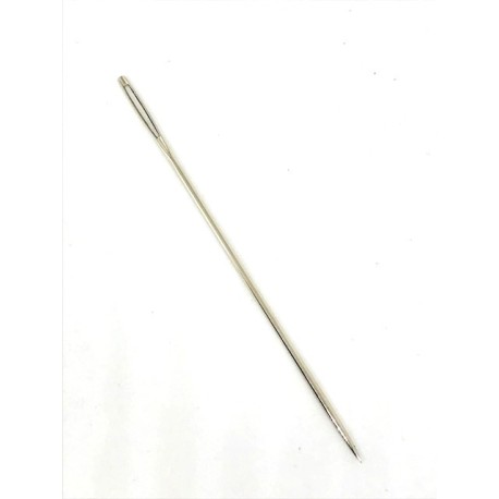AGUJA RECTA PUNTA 6CM. R.H. (UNIDAD)