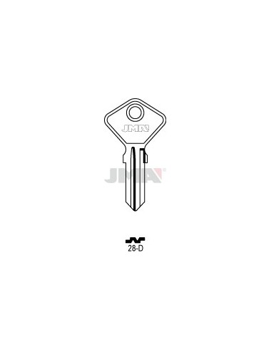 LLAVE JMA ACERO 28 D (C)