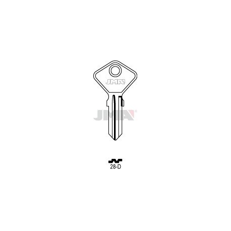 LLAVE JMA ACERO 28 D (C)