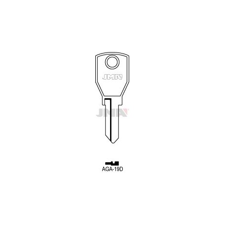 LLAVE JMA ACERO AGA 19D (B)