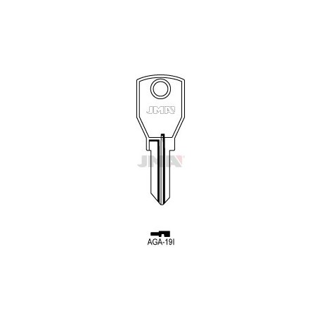 LLAVE JMA ACERO AGA 19I (B)
