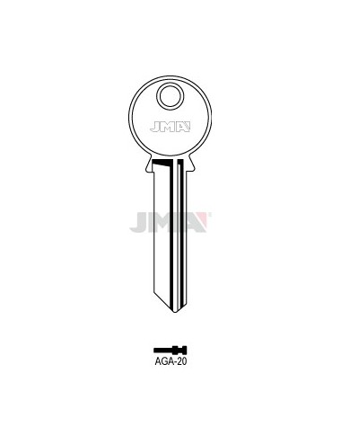 LLAVE JMA ACERO AGA 20 (C)