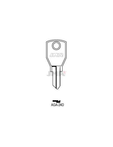 LLAVE JMA ACERO AGA 24D