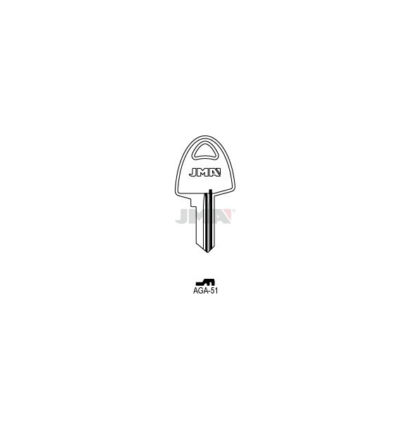 LLAVE JMA ACERO AGA 51 (B) (AGA 11I)