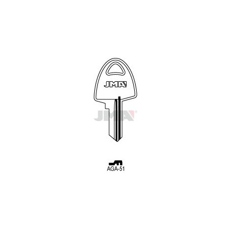 LLAVE JMA ACERO AGA 51 (B) (AGA 11I)