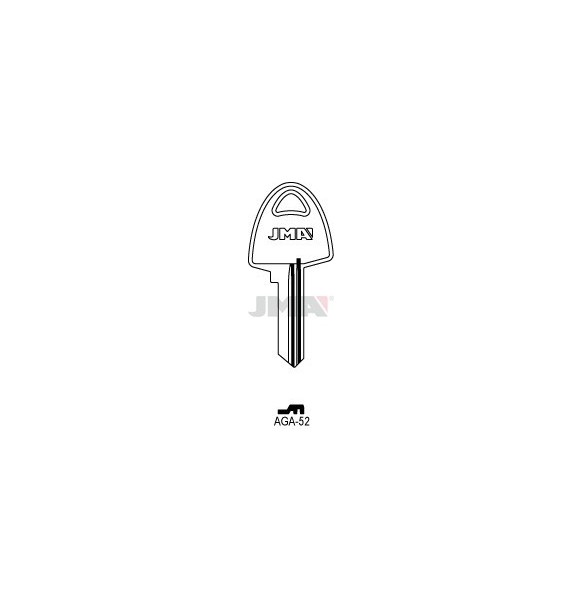 LLAVE JMA ACERO AGA 52 (C) (AGA 12I)