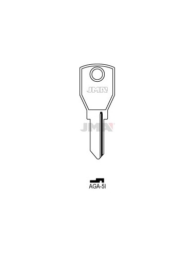 LLAVE JMA ACERO AGA 5I (B)