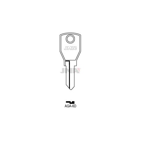 LLAVE JMA ACERO AGA 6D (B)