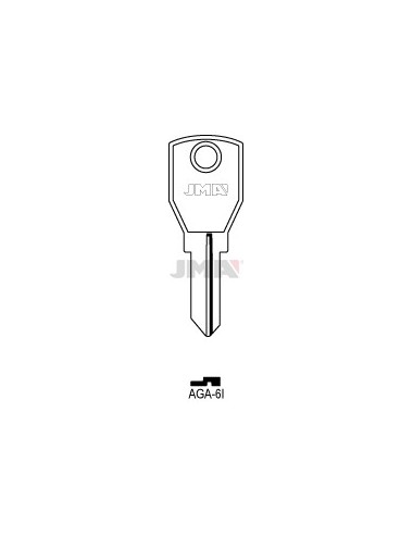 LLAVE JMA ACERO AGA 6I (B)