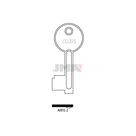 LLAVE JMA ACERO ARFE 2 (C)