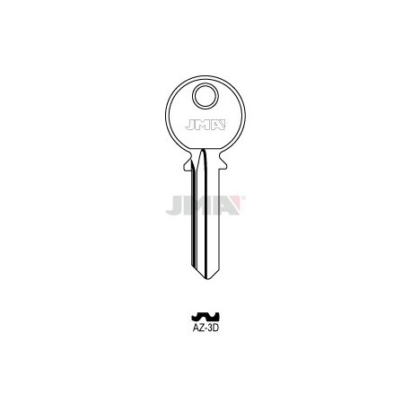 LLAVE JMA ACERO AZ 3D (B)