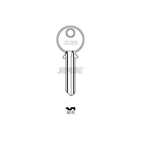 LLAVE JMA ACERO AZ 3I (B)