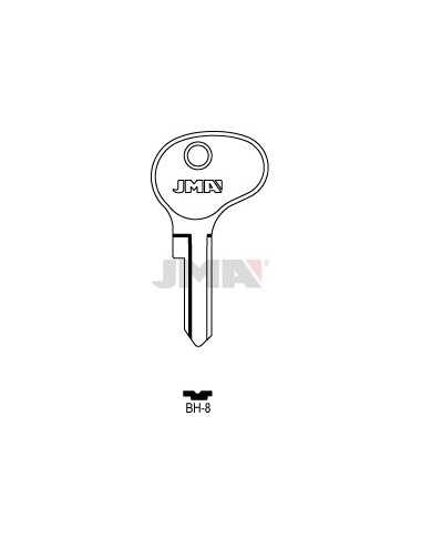 LLAVE JMA ACERO BH 8 (C) (KL3)