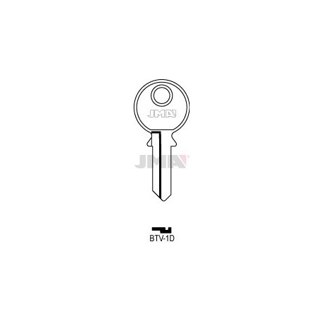 LLAVE JMA ACERO BTV 1D (B)