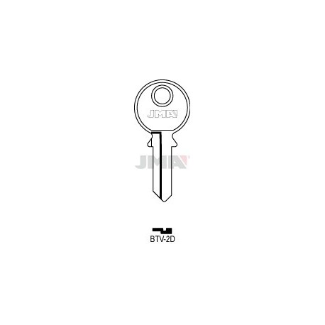 LLAVE JMA ACERO BTV 2D (B)