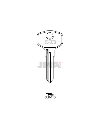LLAVE JMA ACERO BUR 11D (C)