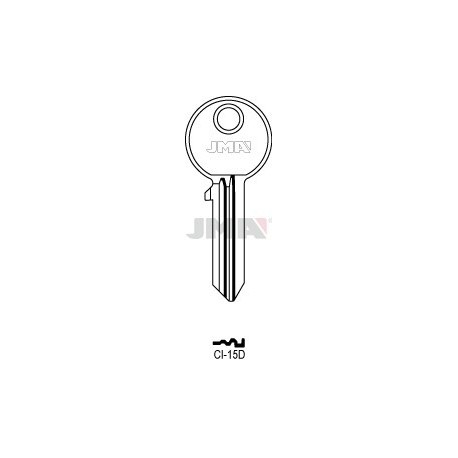 LLAVE JMA ACERO CI 15D (C)
