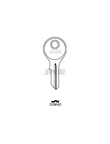 LLAVE JMA ACERO DOM 6D (B)