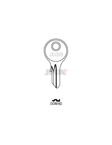 LLAVE JMA ACERO DOM 8D (B)