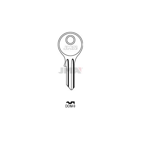 LLAVE JMA ACERO DOM 9 (B)