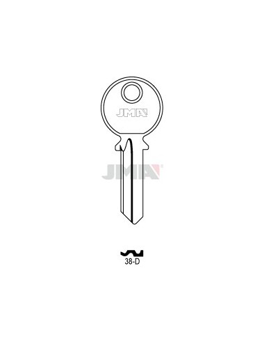 LLAVE JMA ACERO 38 D (C)