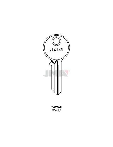LLAVE JMA ACERO 3M 1D (C)
