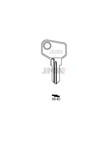 LLAVE JMA ACERO AB 8D (C)