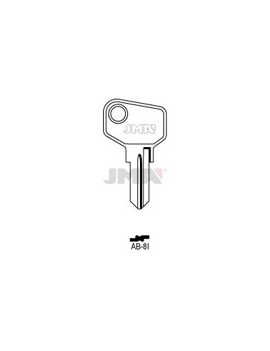 LLAVE JMA ACERO AB 8I (C)