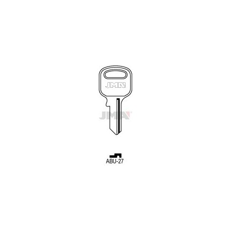 LLAVE JMA ACERO ABU 27 (C) (AU9PD)
