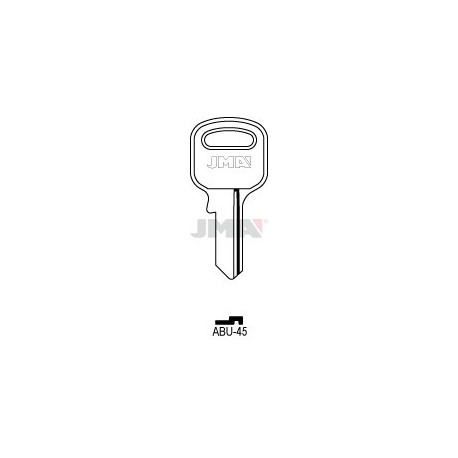 LLAVE JMA ACERO ABU 45 (C)