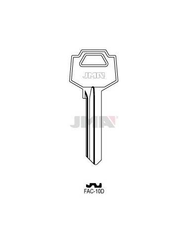 LLAVE JMA ACERO FAC 10D (B)