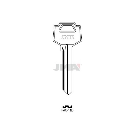LLAVE JMA ACERO FAC 11D (A)