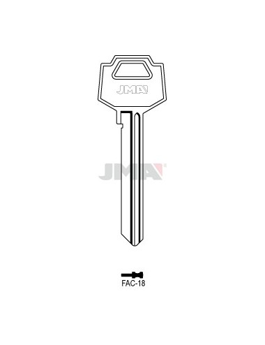 LLAVE JMA ACERO FAC 18 (B)
