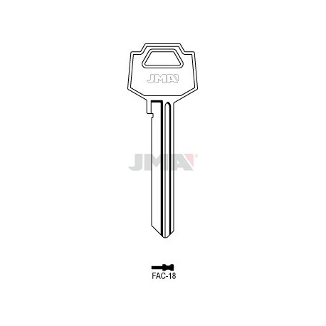LLAVE JMA ACERO FAC 18 (B)