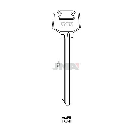 LLAVE JMA ACERO FAC 1I (L.E.)