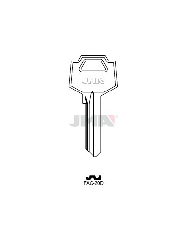 LLAVE JMA ACERO FAC 20D (C)