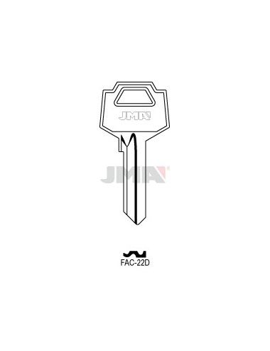 LLAVE JMA ACERO FAC 22D (B)