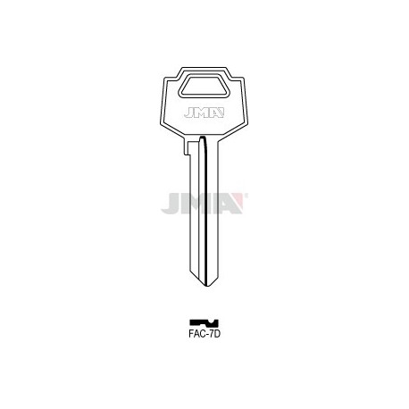 LLAVE JMA ACERO FAC 7D (B)