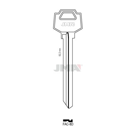 LLAVE JMA ACERO FAC 8D (L.E.)