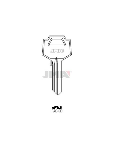 LLAVE JMA ACERO FAC 9D (B)