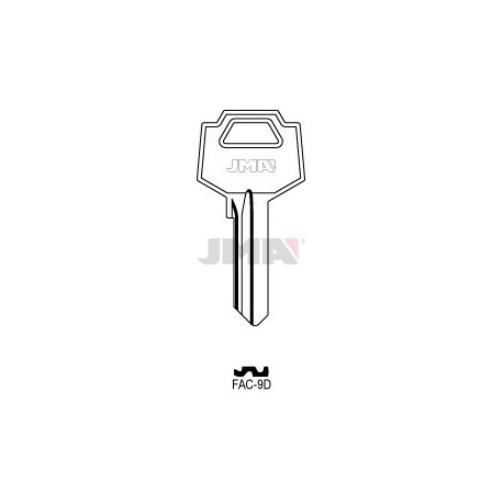 LLAVE JMA ACERO FAC 9D (B)