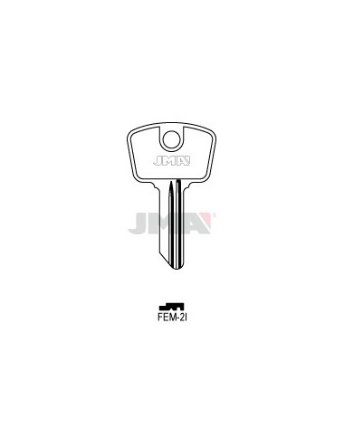 LLAVE JMA ACERO FEM 2I (C)